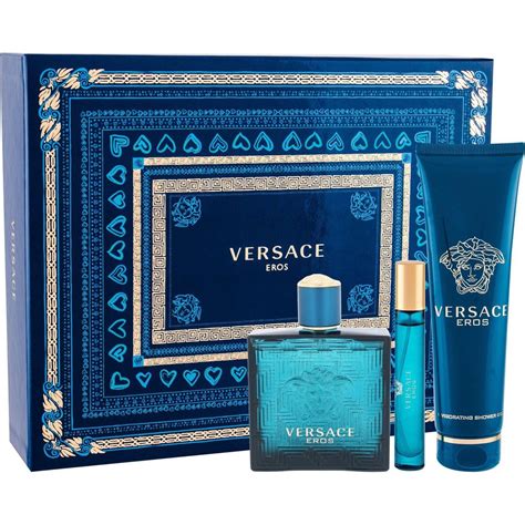 versace eros gift set 100ml.